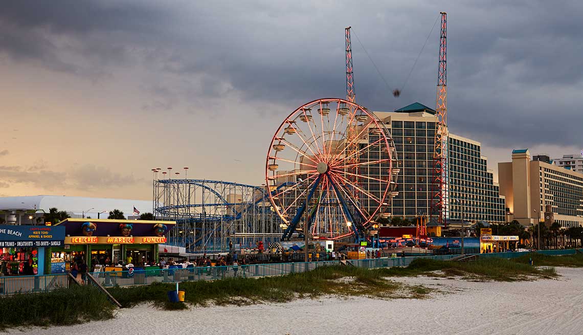 Daytona Boardwalk Amusement Area and Pier 
